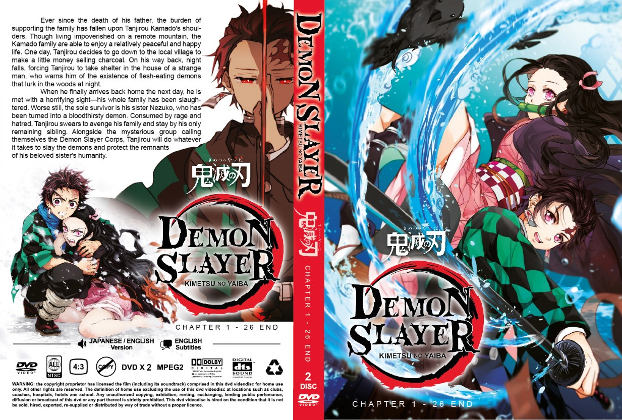 DVD - DEMON SLAYER Episode 1-26 End - ENGLISH DUBBED - DVDs & Blu-ray Discs