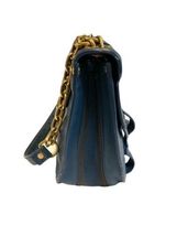 Proenza Schouler Midnight Blue Leather Shoulder Bag Made in Italy Purse Handbag image 5