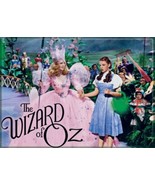 The Wizard of Oz Dorothy Glenda and Munchkins Refrigerator Magnet NEW UN... - $3.99