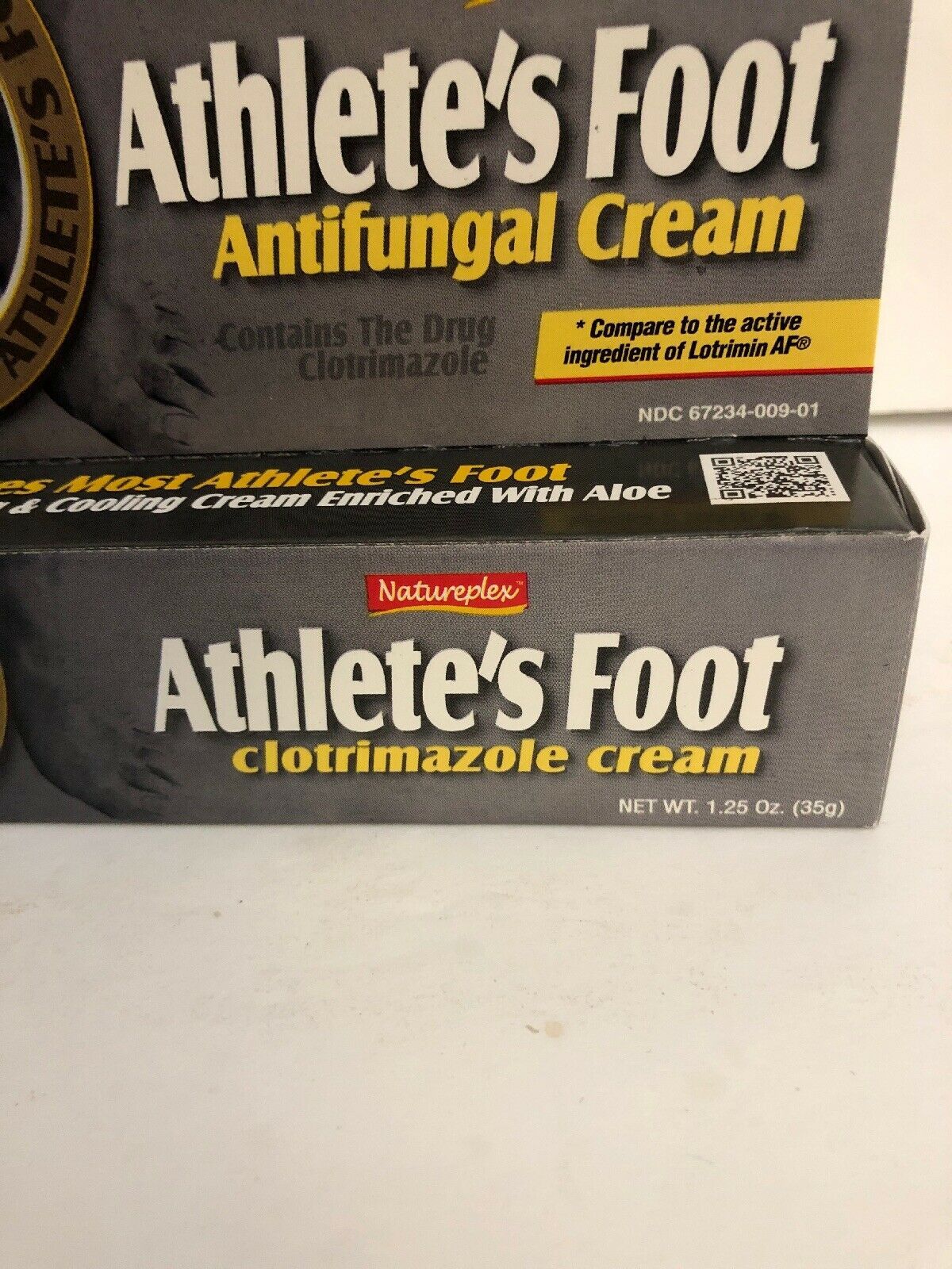 Natureplex Athletes Foot Antifungal Cream BIG 1.25 Oz Tube Compare To ...