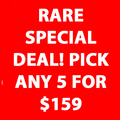 EXTENDED SPECIAL LOW DEAL JULY 4-5 MON - TUES PICK ANY 5 FOR 159 DEAL  MAGICK