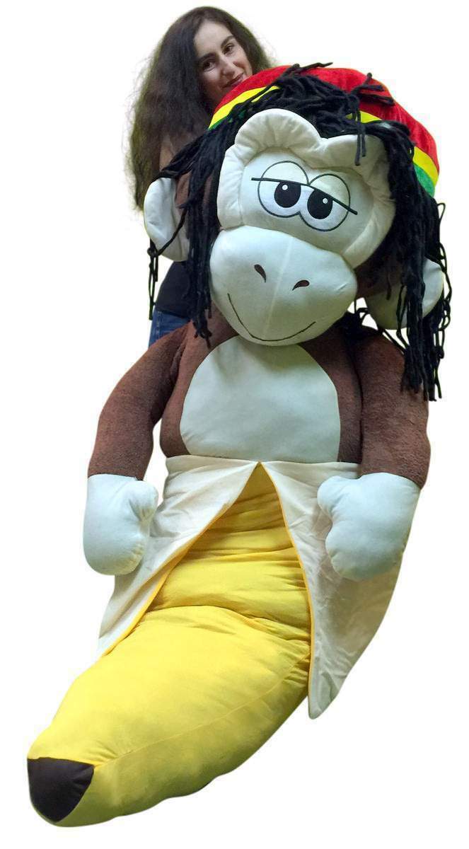 monkey in banana plush