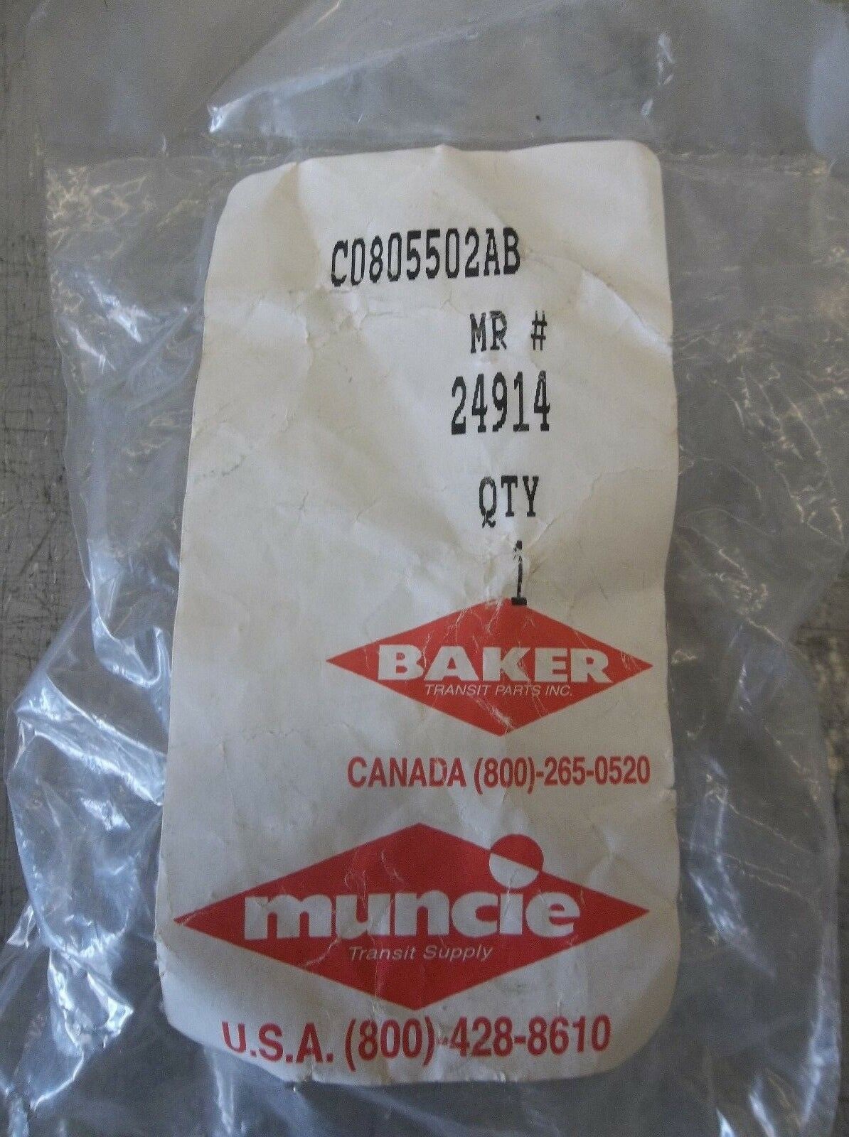 Muncie Hydraulic Tank Sight Glass C0805502AB Parts & Accessories