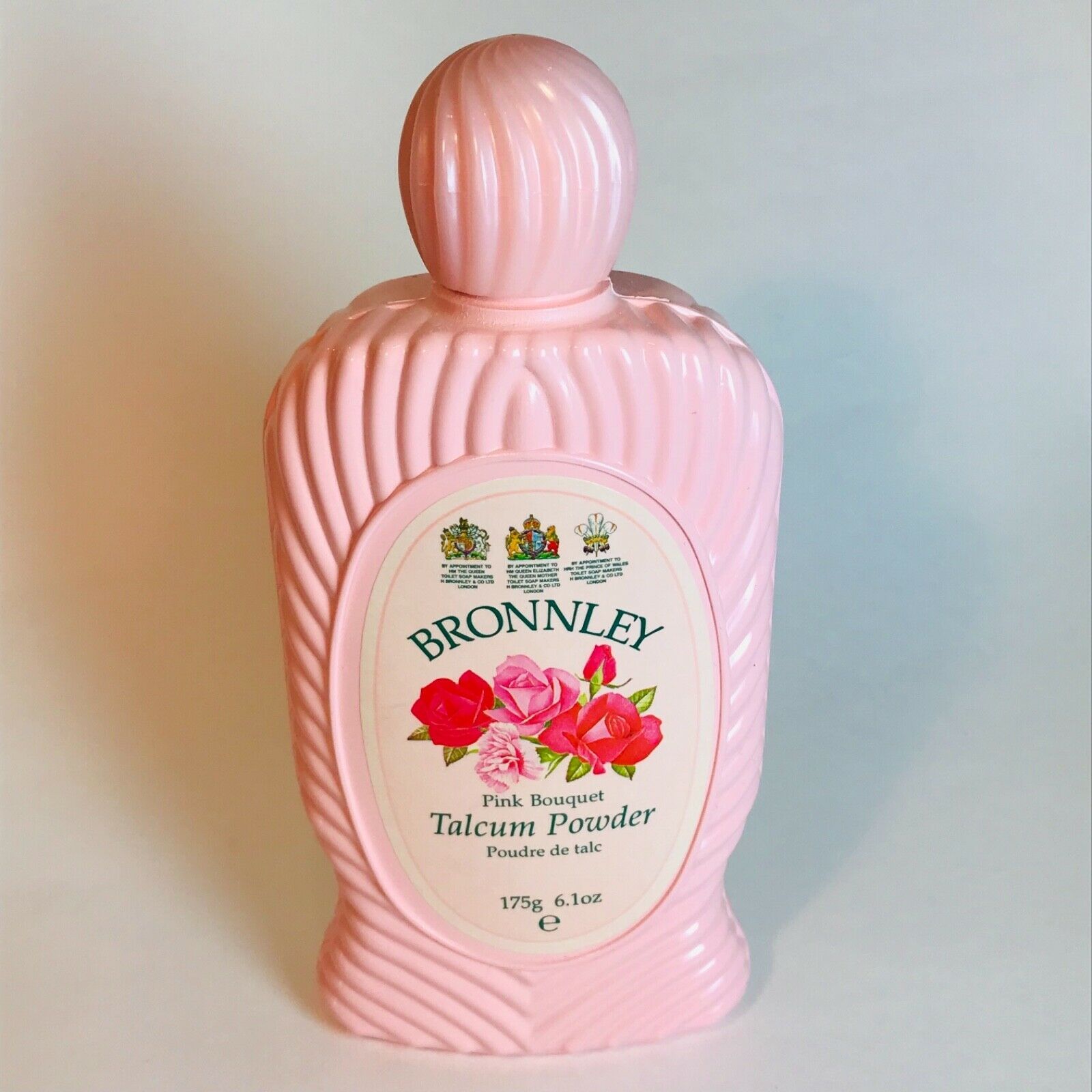 Bronnley Perfumed Pink Bouquet Body Talcum Dusting Powder 175g 6.1oz