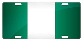 Fast Service Designs Nigeria Flag License Plate National Patriotic Emblem Origin - $13.85