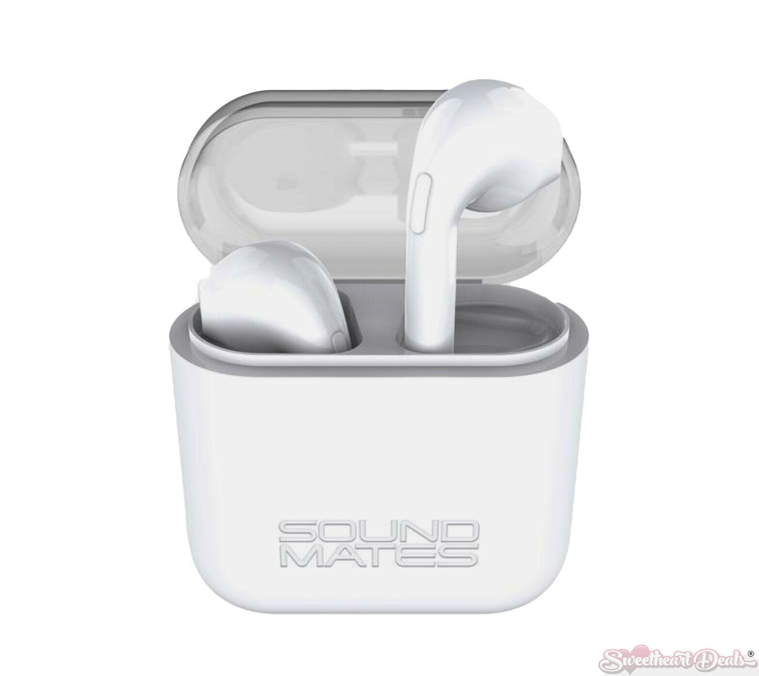 Tzumi Sound Mates Wireless Bluetooth Earbuds with Protective Charging ...