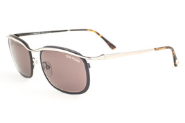 Tom Ford Marcello Black Gold / Brown Sunglasses TF419 50J - $146.02