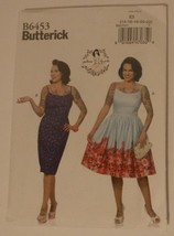 Butterick Sewing Pattern # B6453 Misses Dress Uncut - $4.99