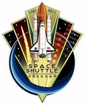 x2 10cm Vinyl Window Stickers Apollo space shuttle exploration travel Skylab 