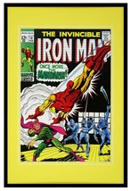 Iron Man #10 Mandarin Marvel Framed 12x18 Official Repro Cover Display - $49.49