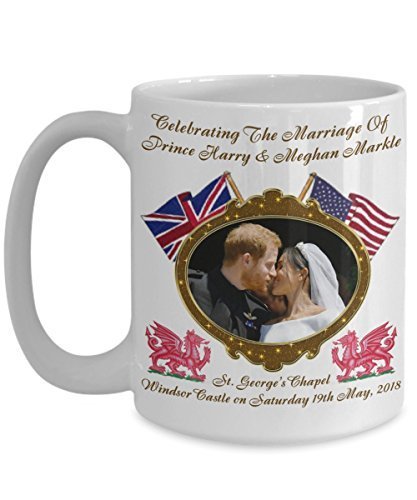 Prince Harry And Meghan Markle Royal Wedding Dragon Commemorative Coffee Mug