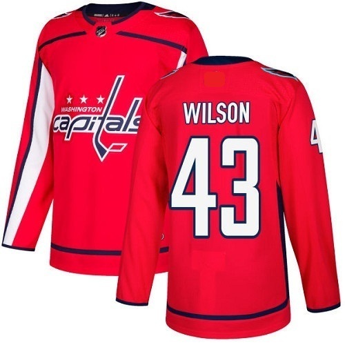 Washington Capitals Jersey #43 Tom Wilson Jersey Authentic Home Red ...