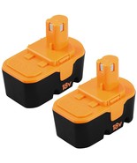 2 Packs 18V Replacement Battery Compatible With Ryobi 18V One+ P100 P1 - $54.99