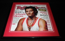 Orlando Bloom Signed Framed 2005 Rolling Stone Magazine Cover Display JSA