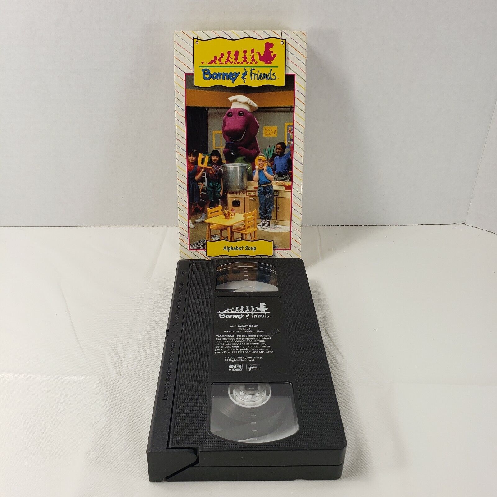 Vintage Barney & Friends VHS Alphabet Soup 1992 Time Life Video ...