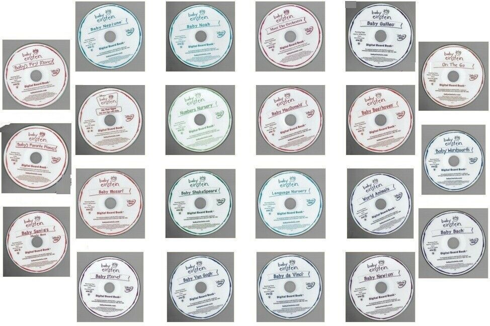 Baby Einstein Digital Board Book DVD Collection of Lot of 22 Discs