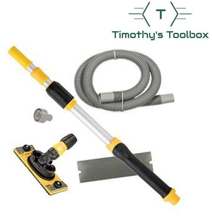 Hyde Dustless Drywall Vacuum Pole Sander Kit With Vacuum Pole (09175