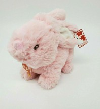 8" Gund Bunny Rabbit Easter Pink Soft Fluffy Plush Stuffed Animal Toy B300 - $12.99