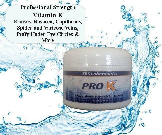 4oz Professional Strength Vitamin K Cream Rosacea, Puffy Dark Under