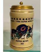 1986 CHICAGO BEARS SUPER BOWL XX CHAMPIONS STEIN # 579 Mader’s Tower Gal... - $75.23