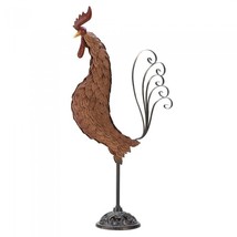 Metal Sculpture Rooster - $50.40