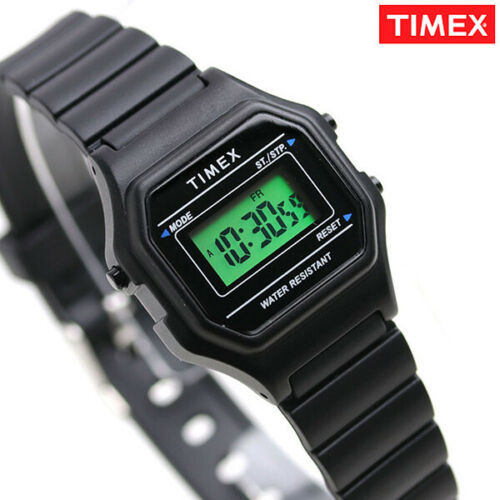 timex classic digital watch black