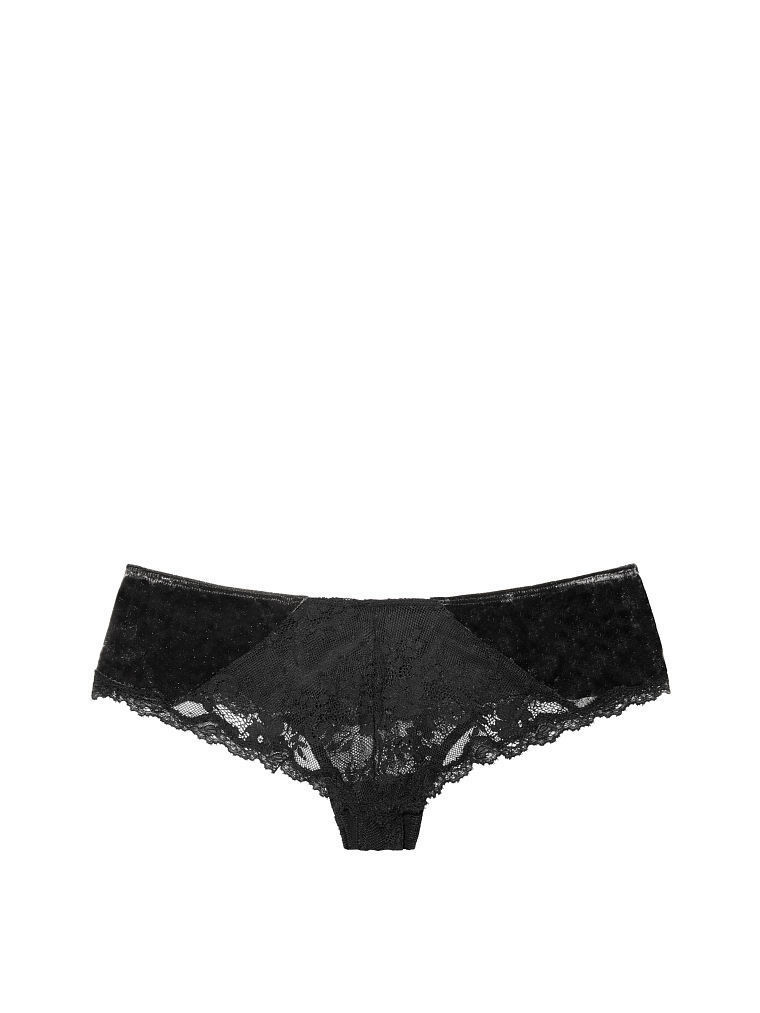 Victorias Secret Womens Dream Angels Beige Mid-Rise Cheeky Panty Small