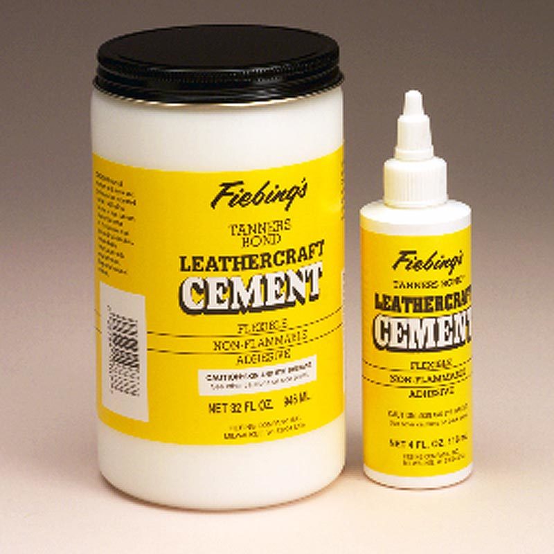 FIEBINGS NON FLAMMABLE NON TOXIC ADHESIVE LEATHERCRAFT CEMENT 32OZ