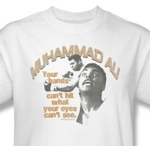 Muhammad Ali T-shirt Cant Hit classic fit distressed graphic cotton tee ... - $24.99+