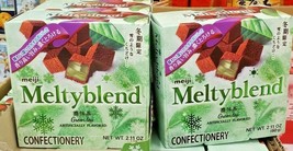 2 PACK MEIJI MELTYBLEND DARK CHOCOLATE GREEN TEA FLAVORED - $23.76