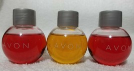 3 Avon HOT APPLE PIE &amp; PEPPERMINT DELIGHT Bubble Bath Travel Size 1 oz/3... - $12.86