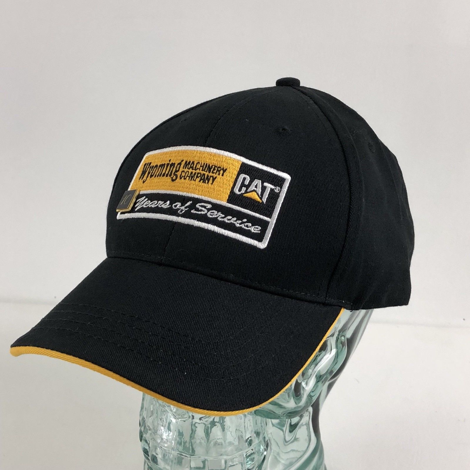 Caterpillar Wyoming CAT Dealer Employee Hat Baseball Cap Strap Back 10