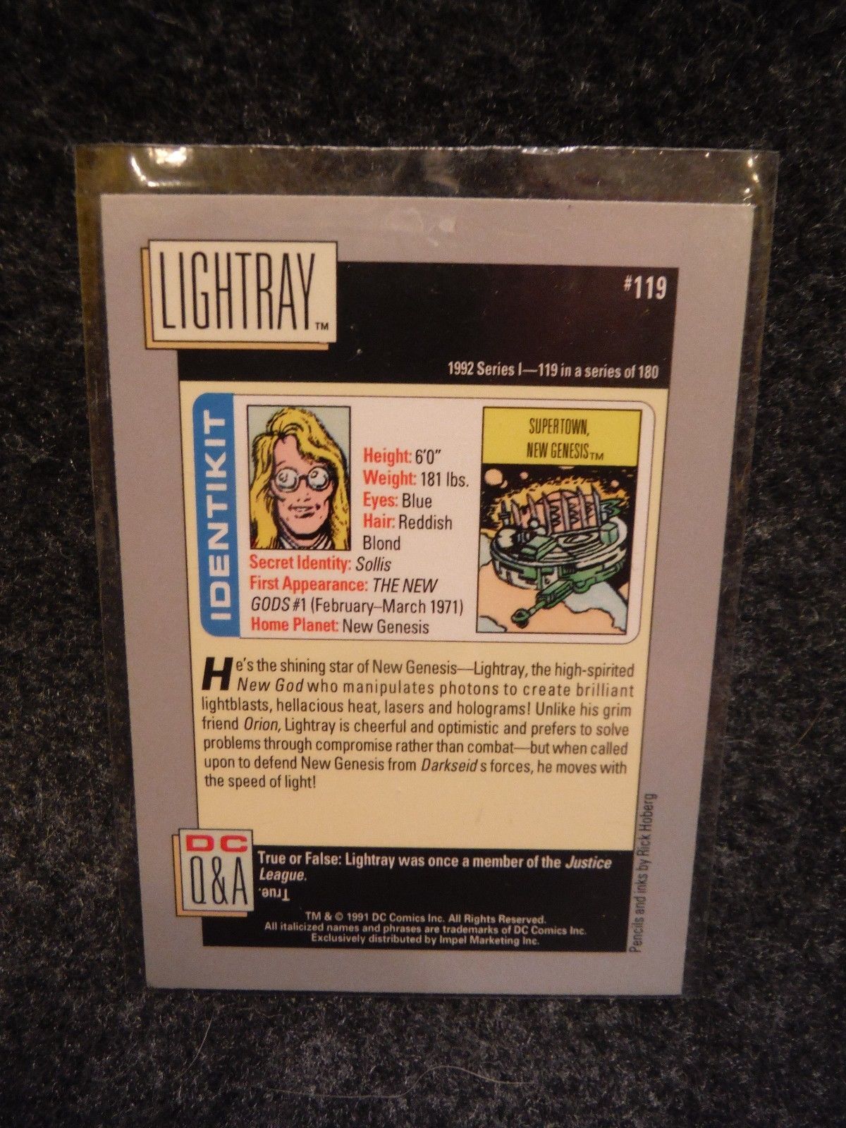 1992 dc comics trading cards