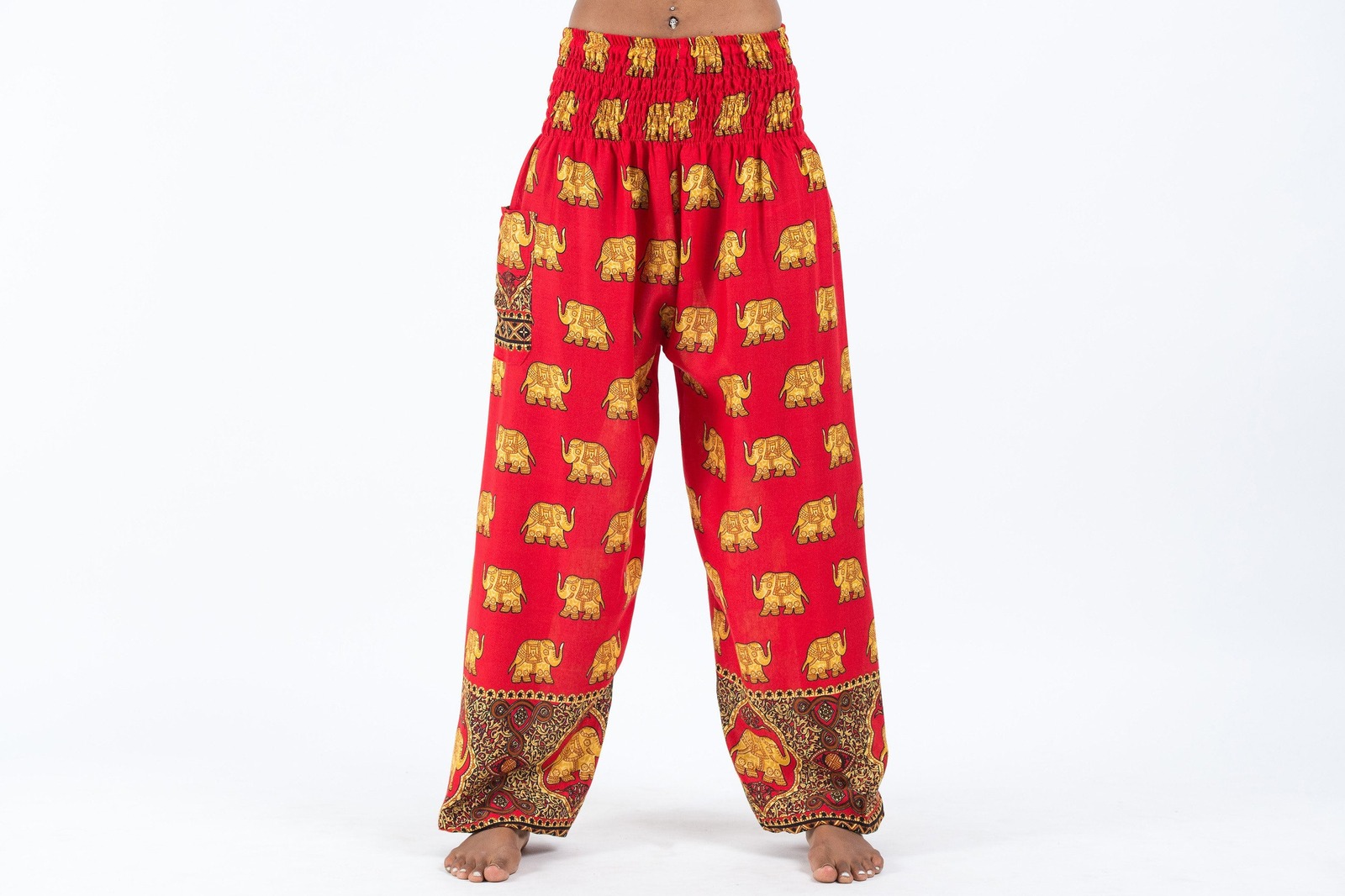 Image of Thai Harem Trousers Boho Festival Hippy yoga pants