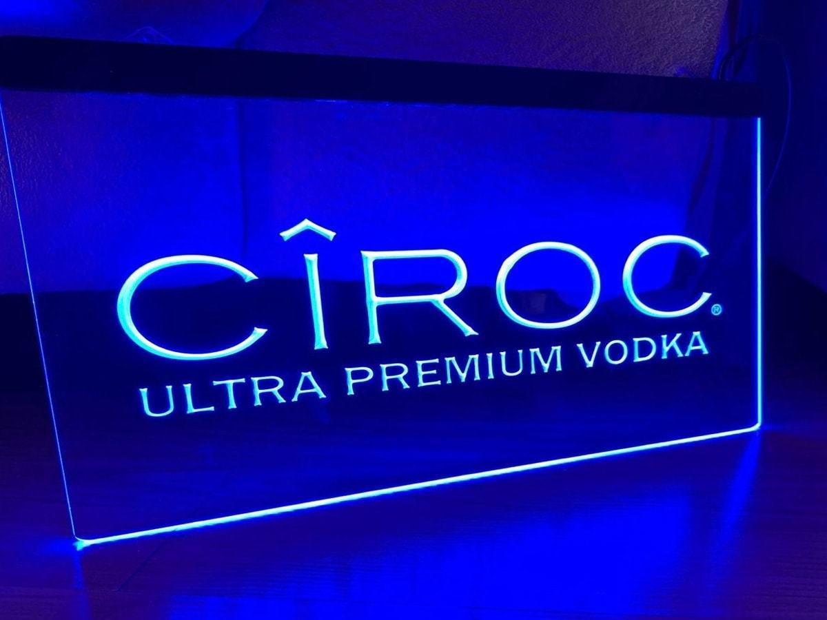 Ciroc Bar Pub Club LED Neon Sign home decor craft display glowing