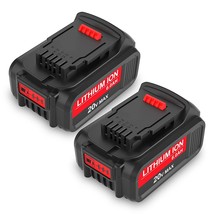 2 Pack 6.0Ah Dcb206 Replacement Battery Compatible With Dewalt 20V Bat - $75.99