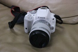 Canon EOS Rebel SL1 / EOS 100D 18.0MP Digital SLR Camera - White (w/ 18-55 STM) - $289.00