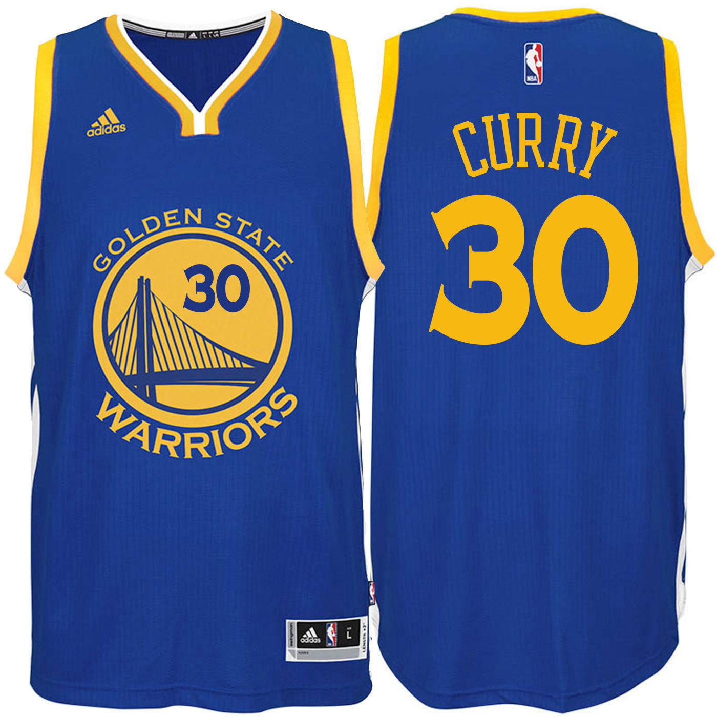 ADIDAS GOLDEN STATE WARRIOS CURRY #30 BASKETBALL NBA JERSEY BRAND NEW ...