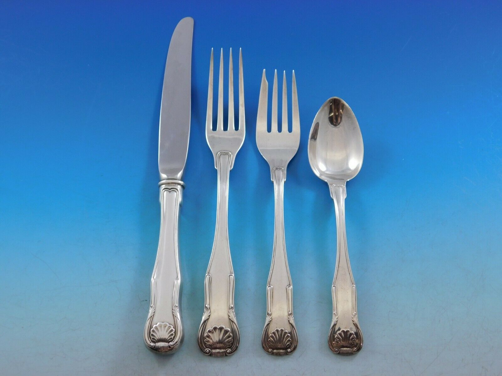 Rose by Stieff Sterling Silver Cheese Serving Set 4 Piece HHWS  Custom 