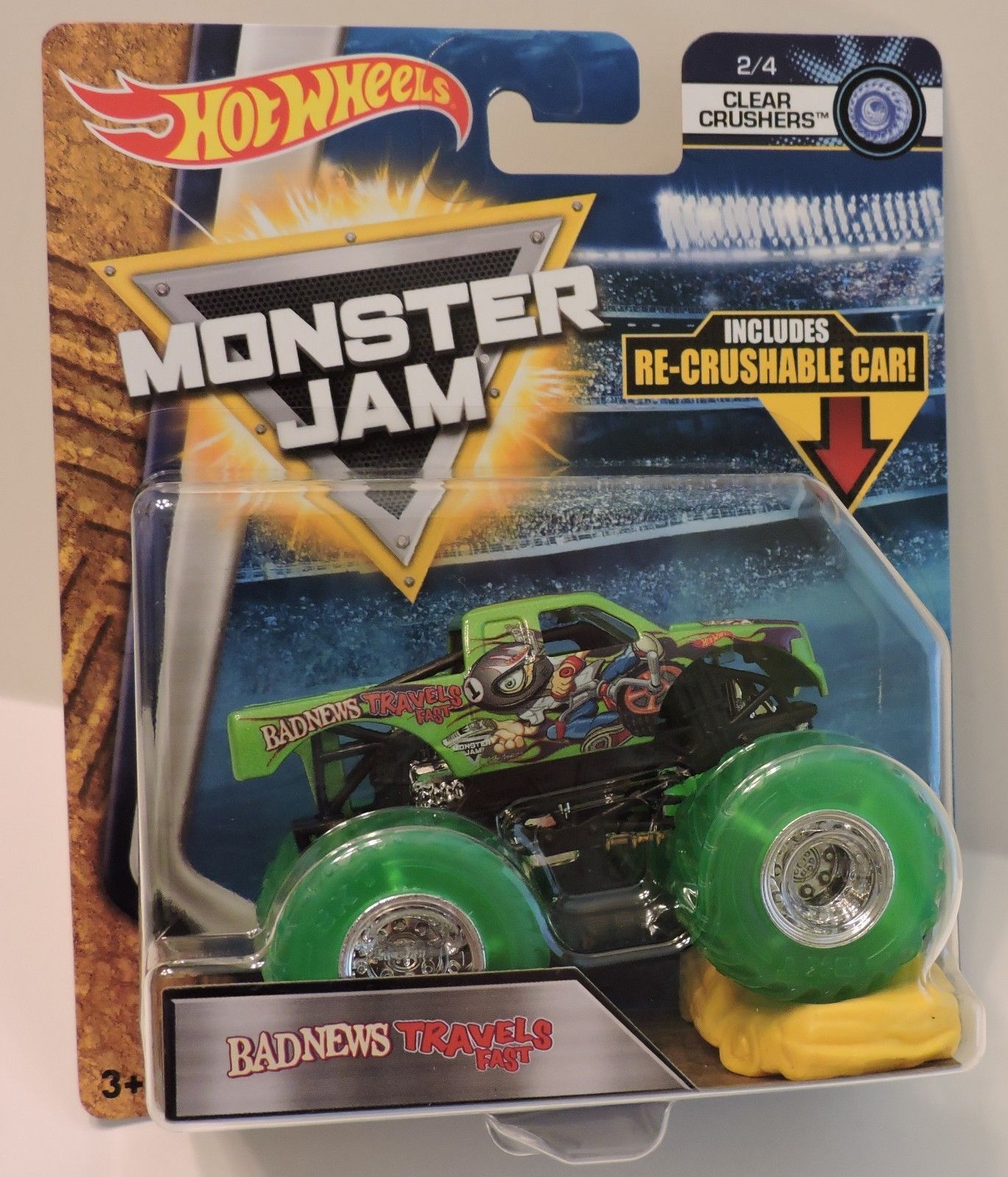 2018 MONSTER JAM SERIES MONSTER TRK - BAD NEWS TRAVELS FAST 1:64 ...