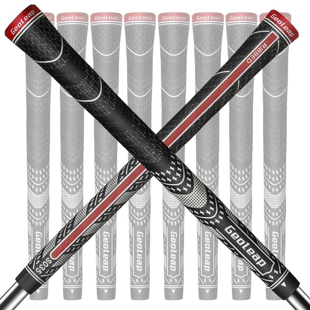 Geoleap Golf Grips 10pcs/lot, Back Rib，Multi Compound Hybrid Golf Club