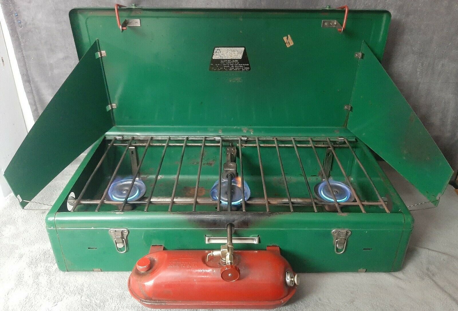 READ WORKING Vintage 19611964 Coleman Model 426C 3Burner Camp Stove