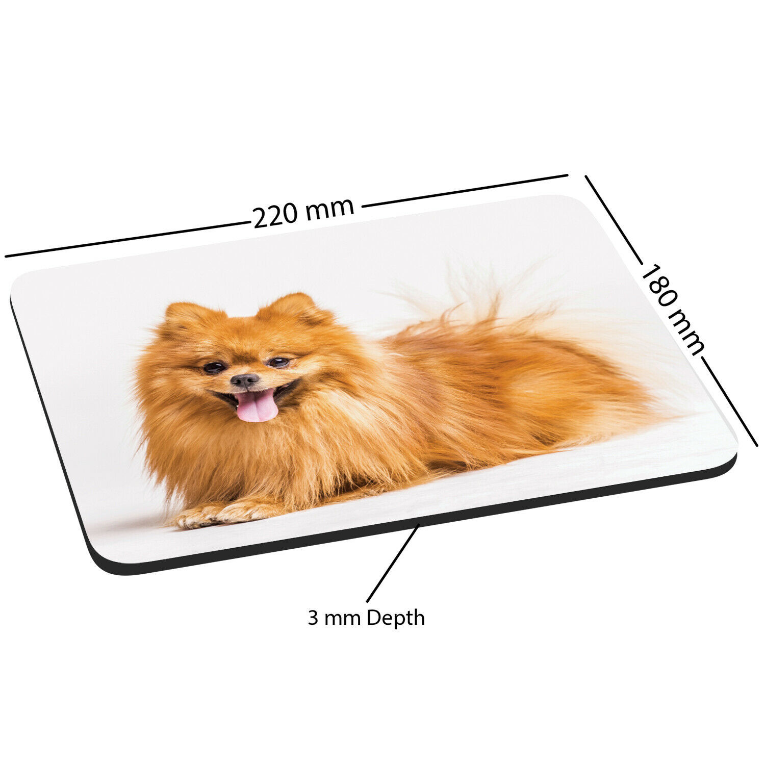 Cute Puppy Pet Dog Rectangle Mouse Pad NonSlip Rubber Gaming Mouse