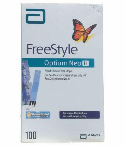 Freestyle Optium Neo H (Multicolour, 100 Test Strips)