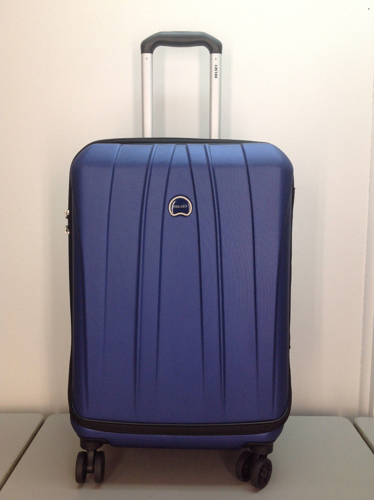 Delsey Innovate DLX Hardside 20 Carry On, Navy Luggage