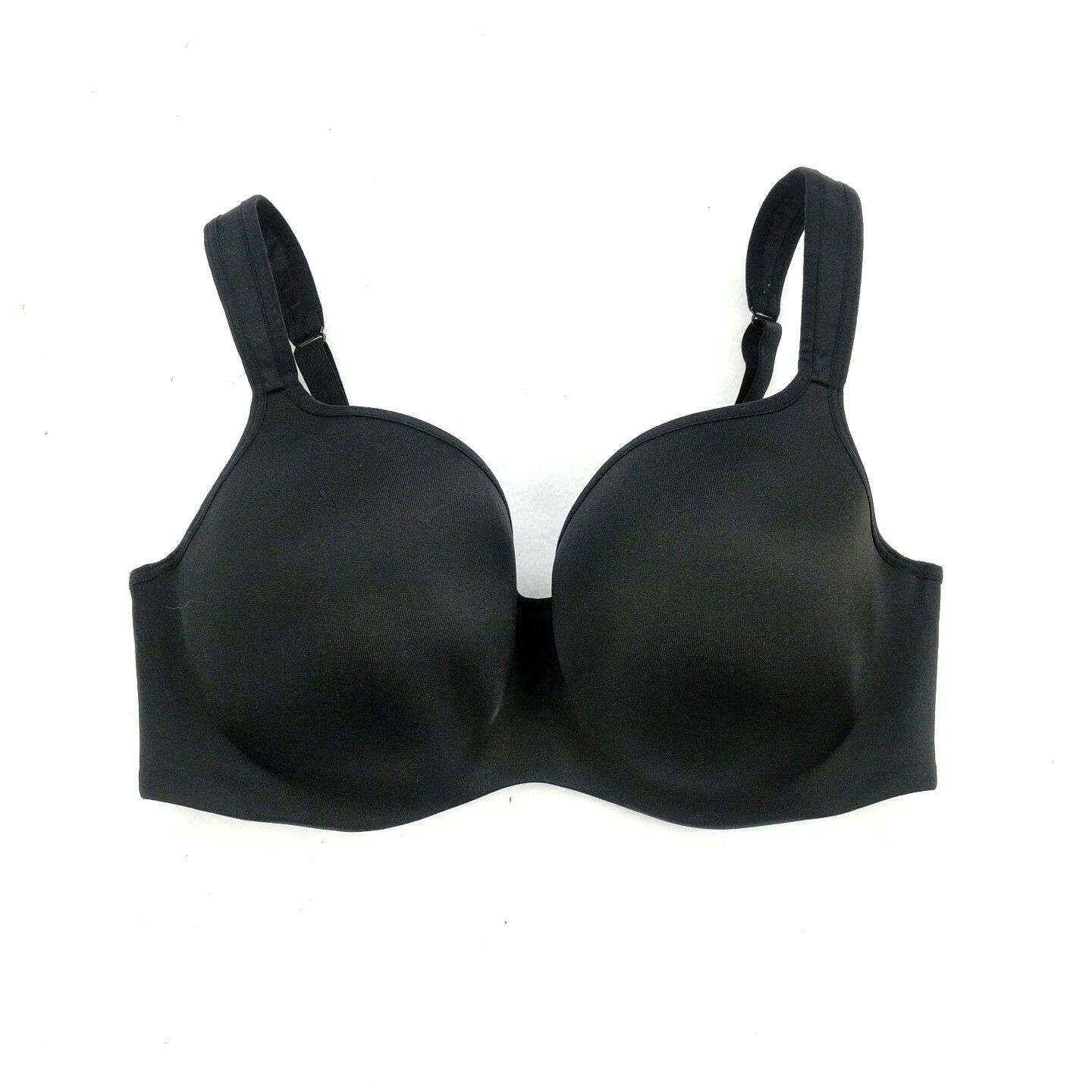 Cacique Lane Bryant Women Bra Smooth Underwire Plus Size 46DDD Black Women's Clothing