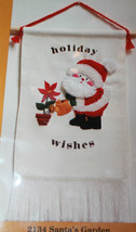 CREATIVE CIRCLE 2134 Santa&#39;s Garden Christmas Crewel Needle Craft Nan Iw... - $28.21