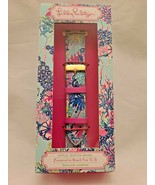 Lilly Pulitzer Apple Watch Band Genuine Leather Fits 38mm, 40mm Smartwat... - $49.99