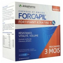 Arkopharma Forcapil Fortifying Keratin+ 3 Months Program 120 + 60 Capsules =180 - $59.39