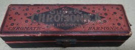 Vintage HOHNER Super Chromonica Chromatic Harmonica Key of C with Box 